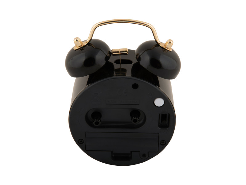 Present Time Alarm Clock Pearl Glow - KA6009BK Black