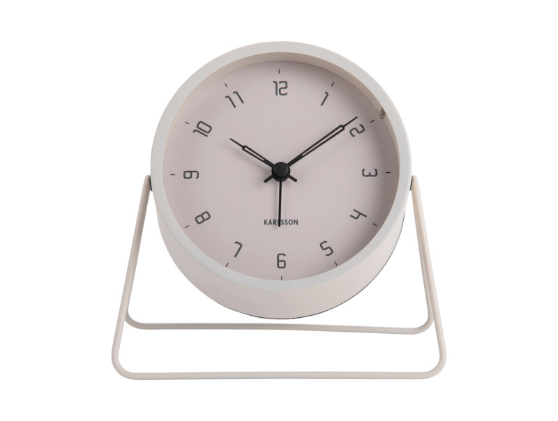 Present Time Alarm Clock Stark - KA5952WG Warm Grey