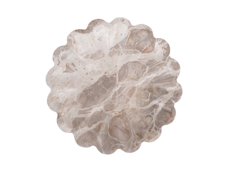 Present Time Bowl Flower Large - PT4216BR Brown