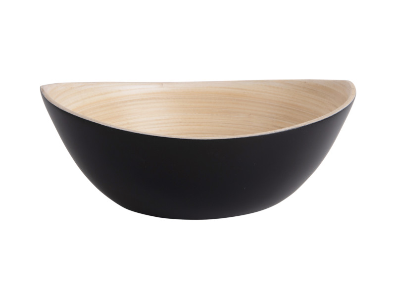 Present Time Bowl Set Puro Oval - PT4138BK Black