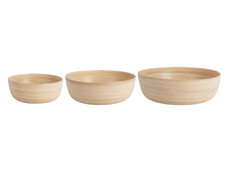 present time Bowl Set Puro Round - PT4140NT Natural