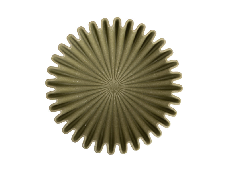 Present Time Bowl Wave Large - PT4295GR Dark Green