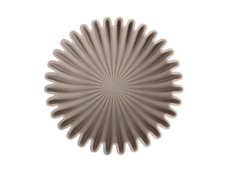 Present Time Bowl Wave Large - PT4295GY Light Grey