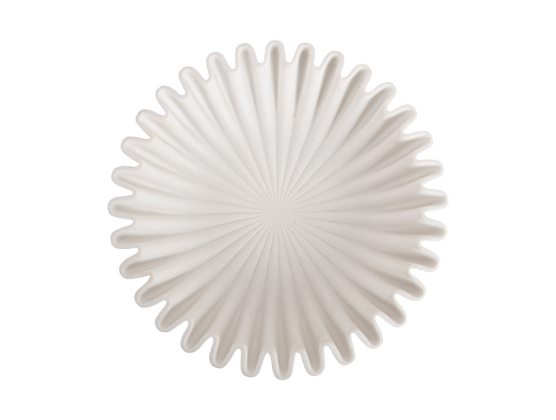 Present Time Bowl Wave Large - PT4295WH White