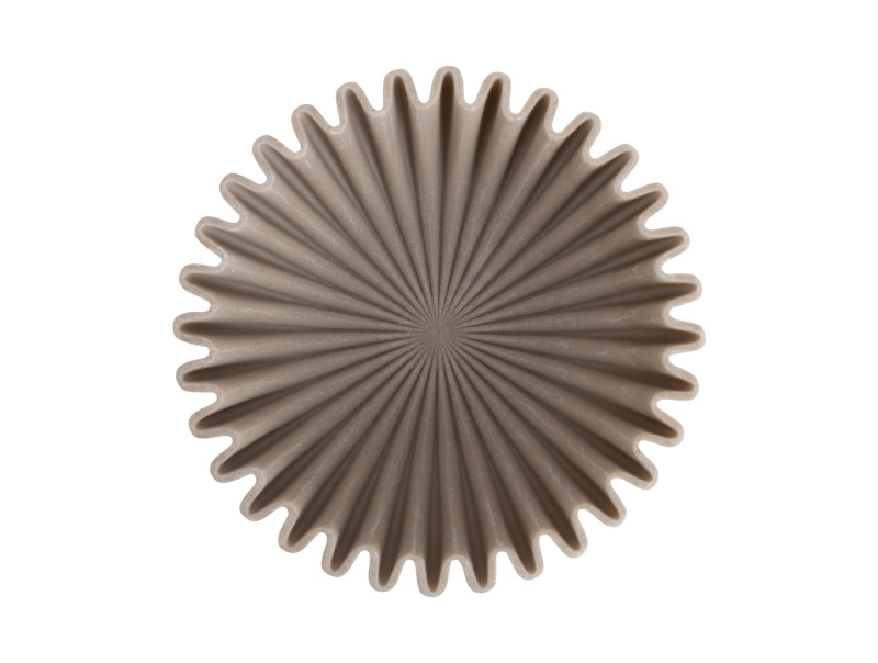 Present Time Bowl Wave Medium - PT4294GY Light Grey