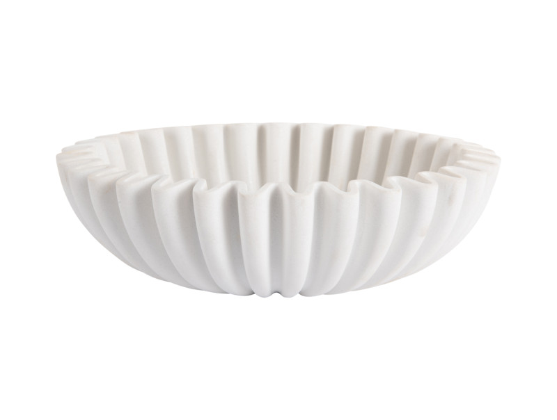 Present Time Bowl Wave Medium - PT4294WH White
