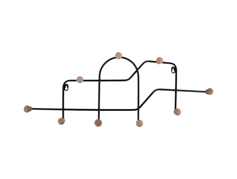 present time Coat Rack Maze - PT4276BK Black