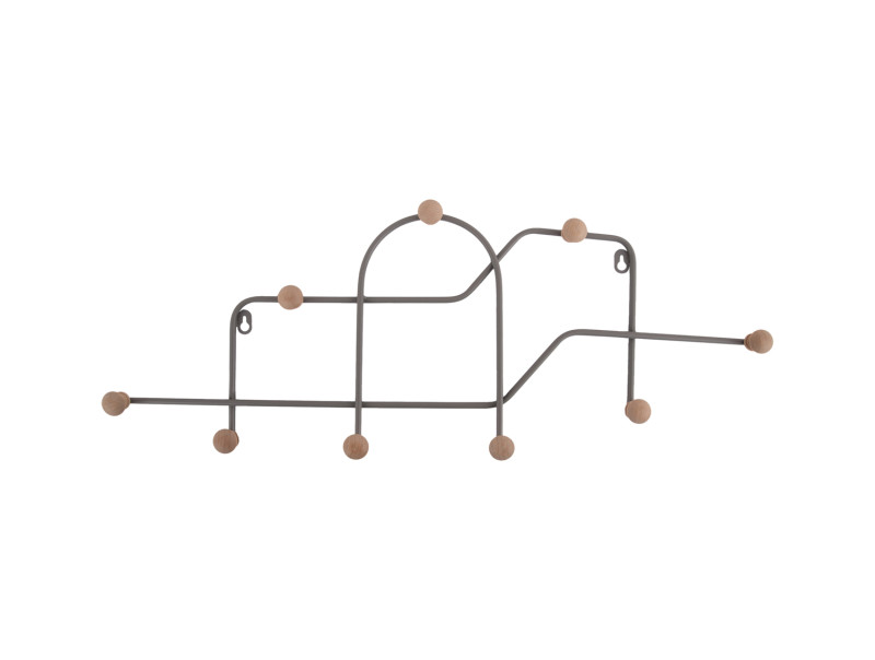 present time Coat Rack Maze - PT4276GY Cool grey
