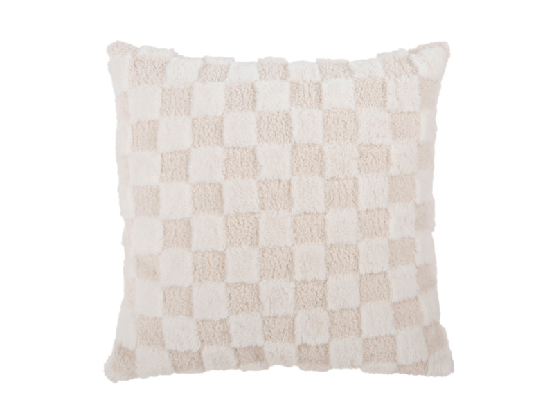 present time Cushion Checker - PT4236WH Off white