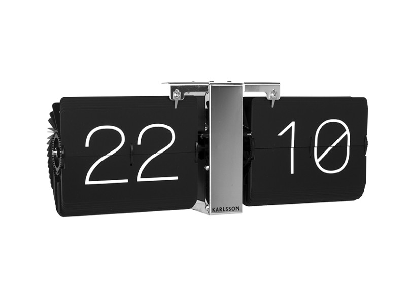 present time Flip Clock No Case - KA5601BK Black