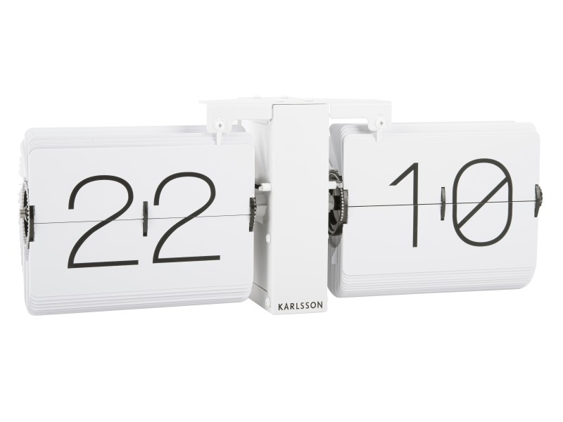 Present Time Flip Clock No Case - KA5602WH White