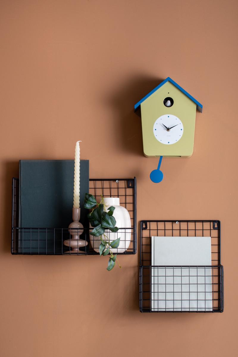 Present Time Magazine Rack Reja - PT4255BK Black