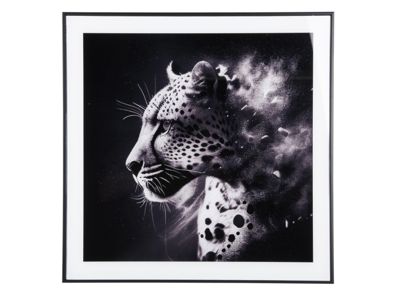 present time Photo Art Leopard - PT4128 Black