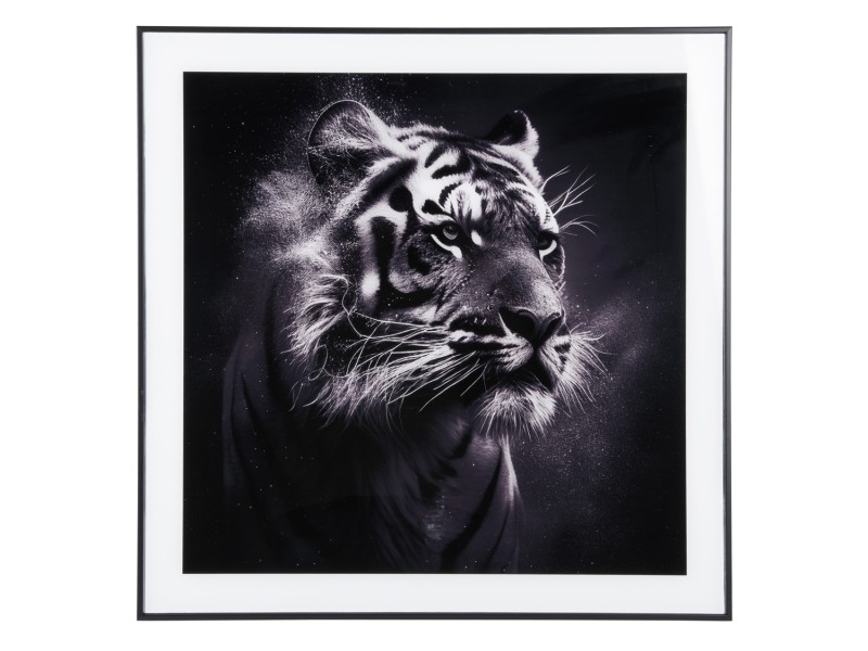 present time Photo Art Tiger - PT4129 Black