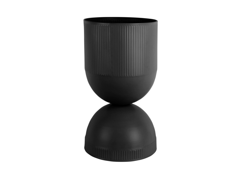 present time Plant Pot Tonar Large - PT4363BK Black