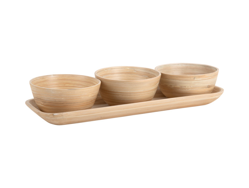 Present Time Snack Set Puro - PT4194NT Natural