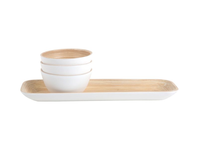 Present Time Snack Set Puro - PT4194WH White