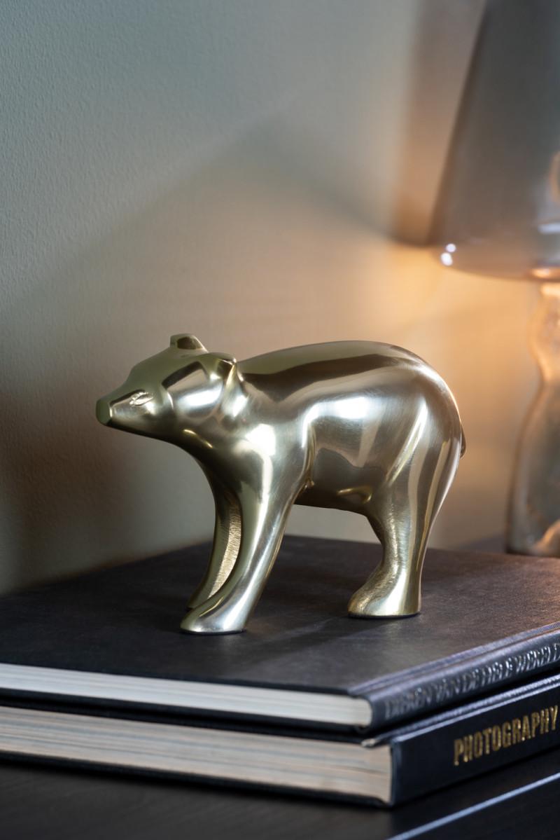 Present Time Statue Bear - PT4230GD Gold Plated