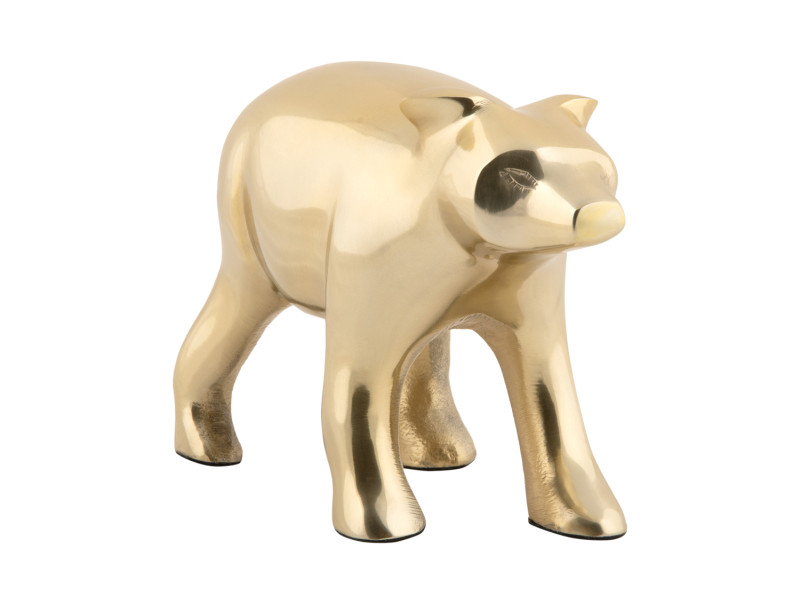 present time Statue Bear - PT4230GD Gold plated