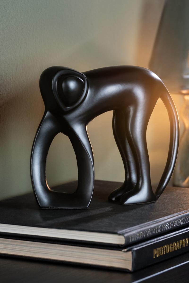 Present Time Statue Monkey - PT4231BK Black