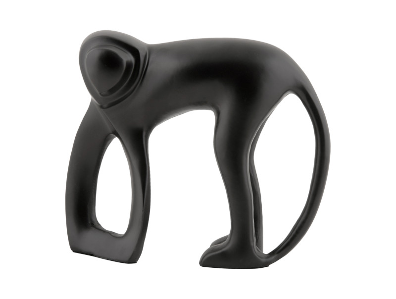 present time Statue Monkey - PT4231BK Black