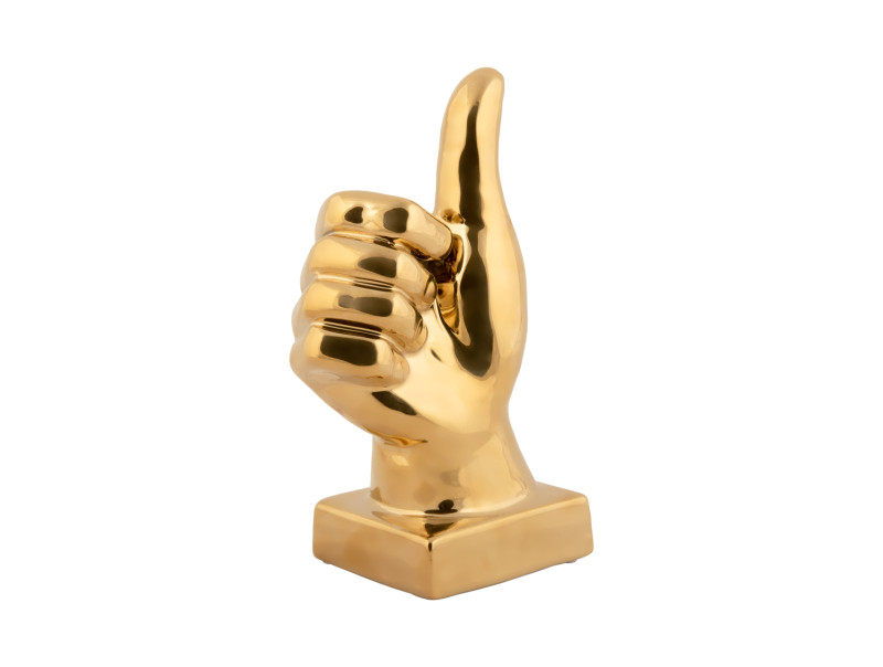 Present Time Statue Okay - PT4227GD Gold Plated