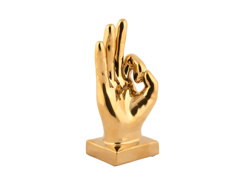 Present Time Statue Perfecto - PT4226GD Gold Plated