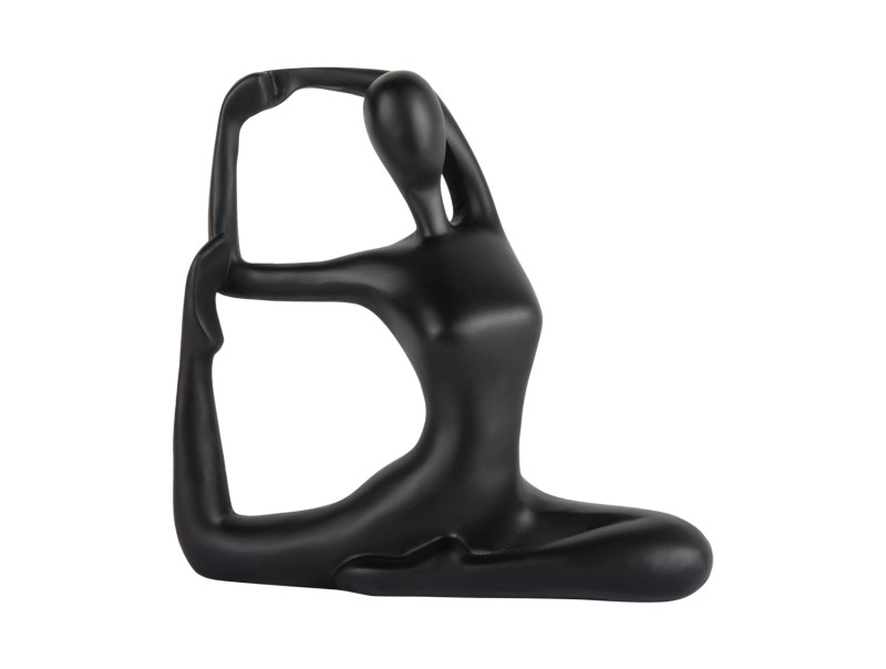 Present Time Statue Yoga Bow - PT4358BK Black