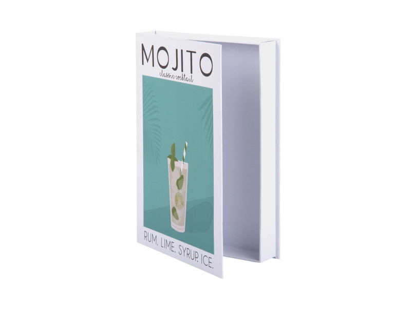 Present Time Storage Book Mojito - PT4287 Soft Green