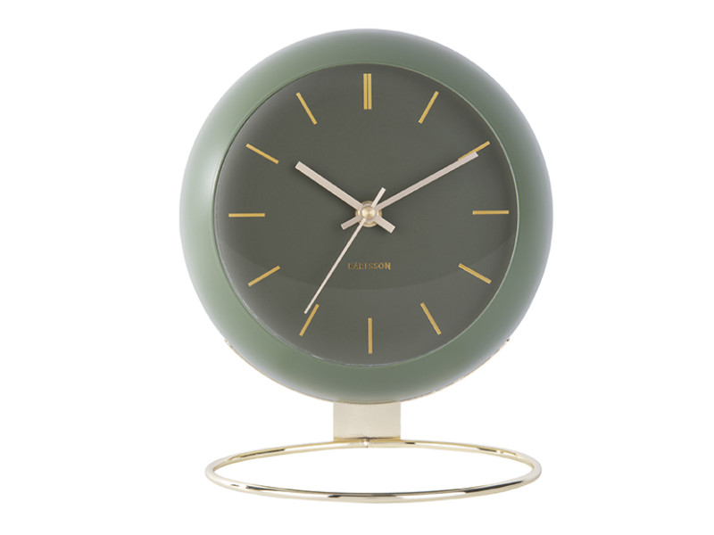 Present Time Table Clock Globe - KA5832GR Moss Green