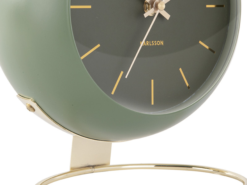 Present Time Table Clock Globe - KA5832GR Moss Green