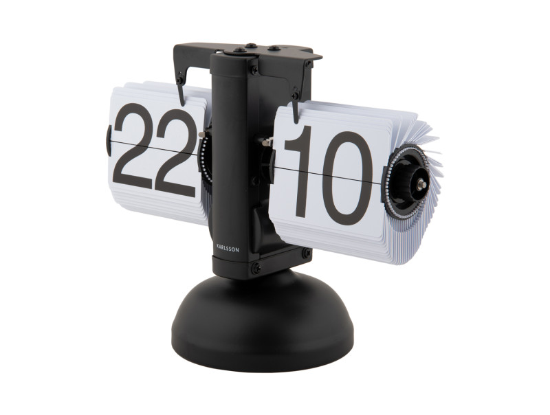 Present Time Table Clock Small Flip - KA5955BK Black