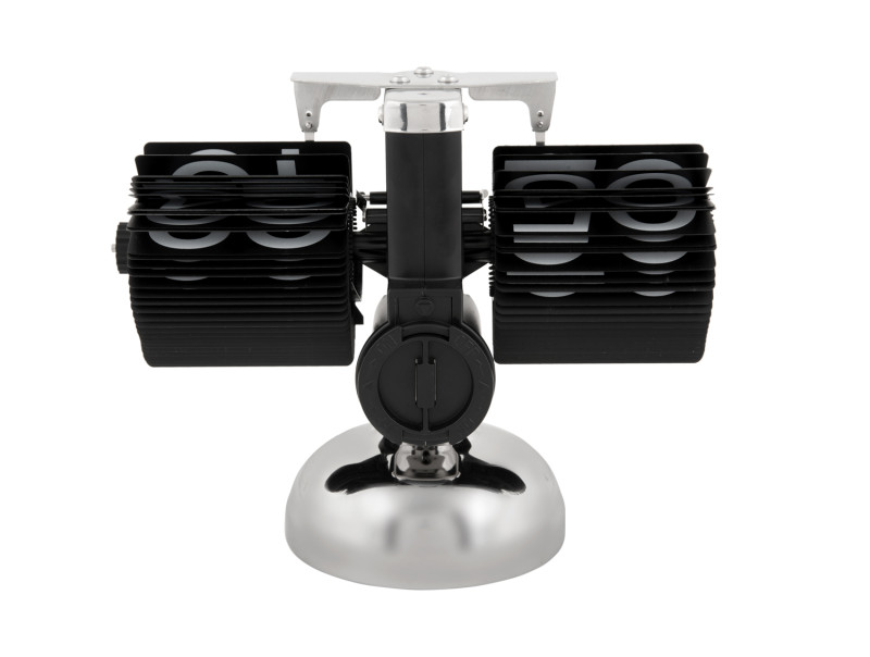 Present Time Table Clock Small Flip - KA5955SI Black