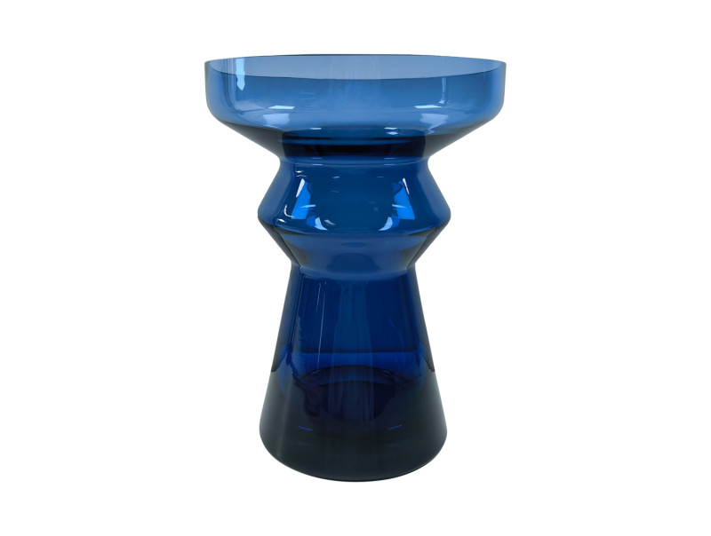 Present Time Vase Majesto - PT4340BL Blue