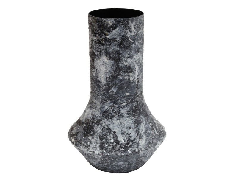 present time Vase Mosaic Marble - PT4352BK Black
