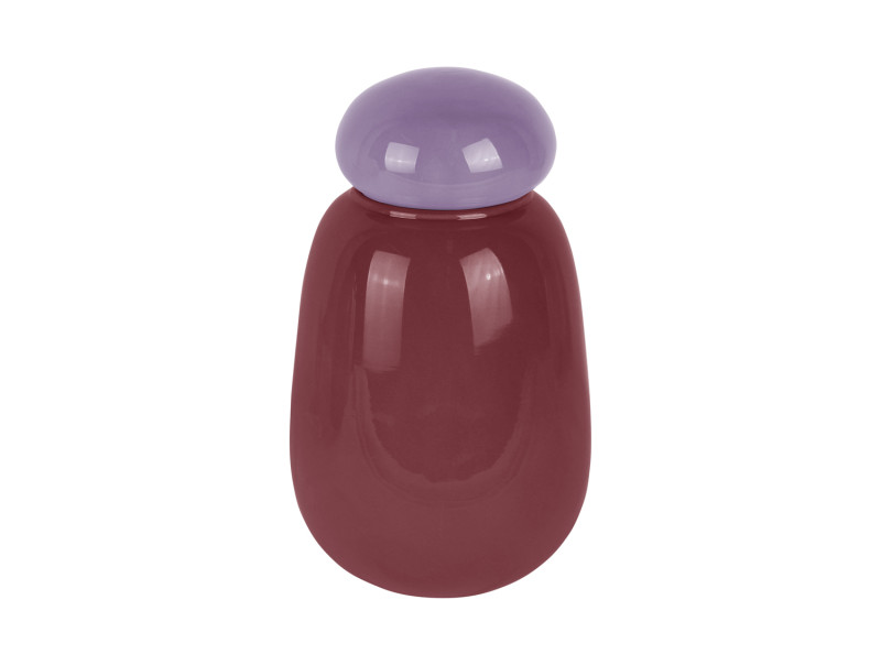 present time Vase Nuevo Dulce - PT4300PU Dark mauve present time Vase Nuevo Dulce - PT4300PU Dark mauve