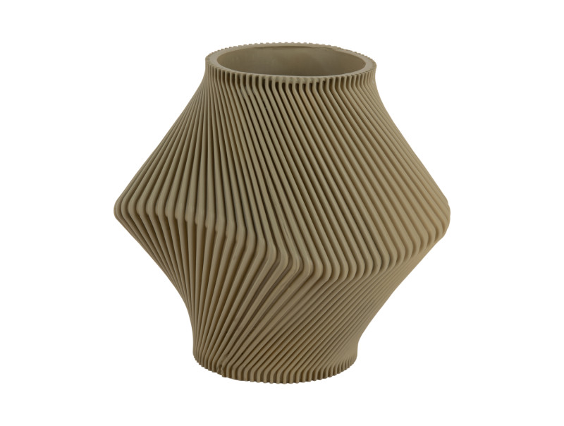 present time Vase Twisted Rib - PT4292GR Tea green