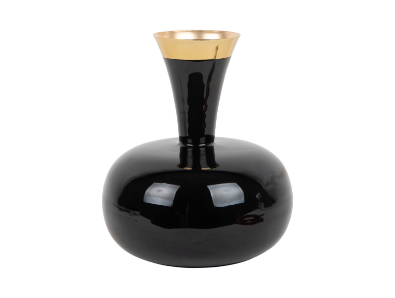 Present Time Vase Yara Large - PT4198BK Black