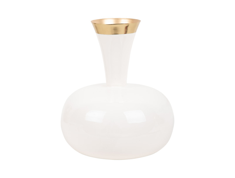 present time Vase Yara Large - PT4198WH White