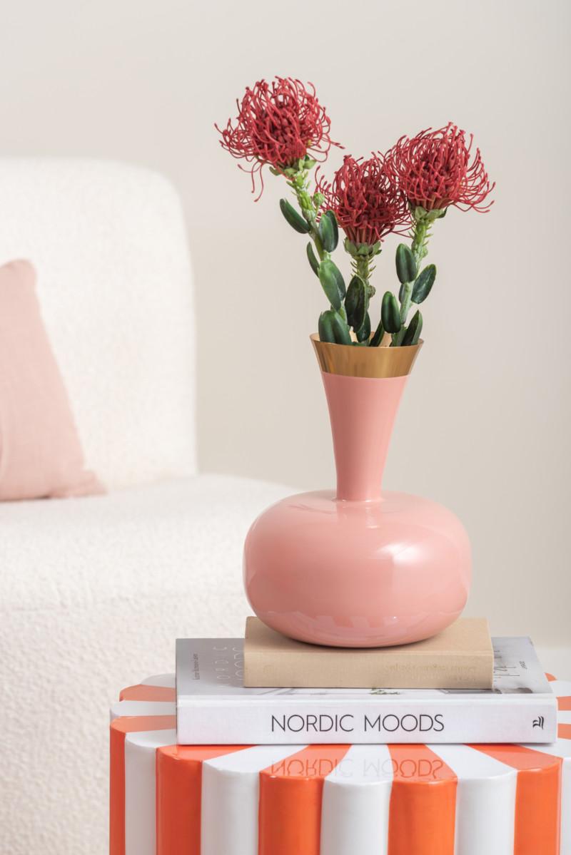 Present Time Vase Yara - PT4197PI Flamingo Pink