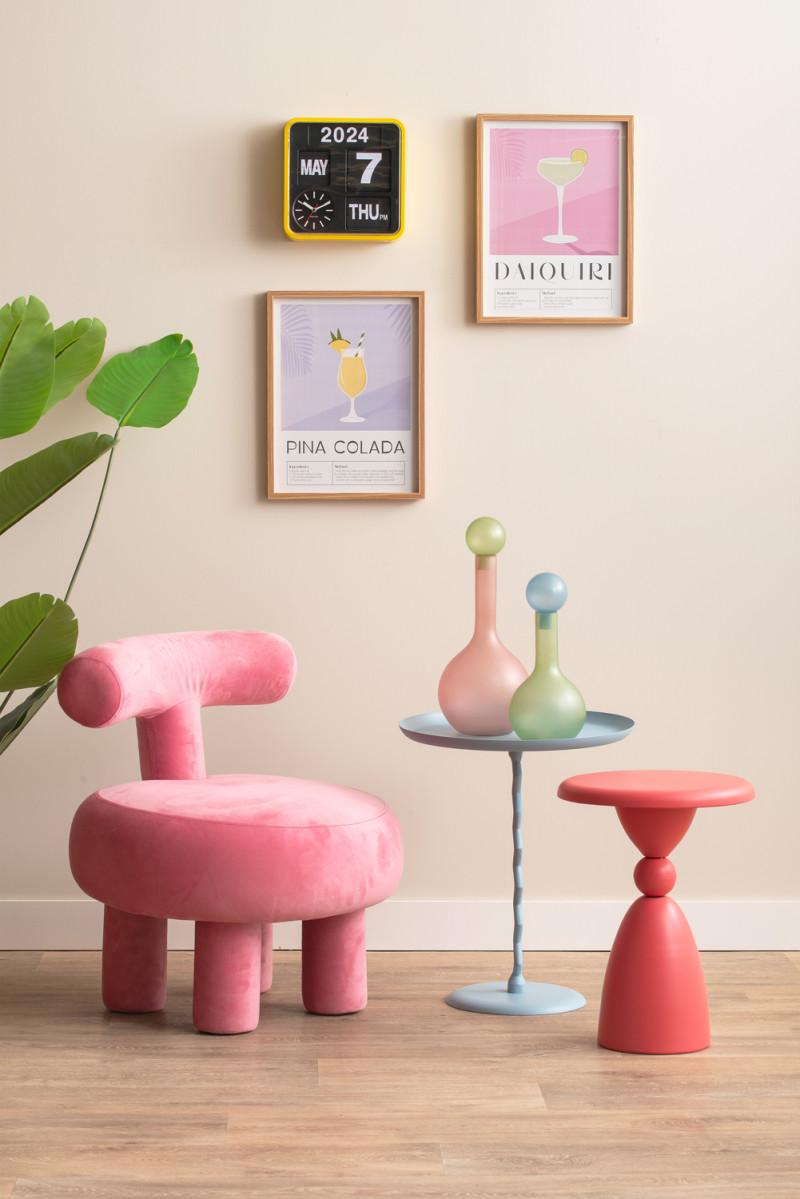 Present Time Wall Art Daiquiri - PT4286 Soft Pink