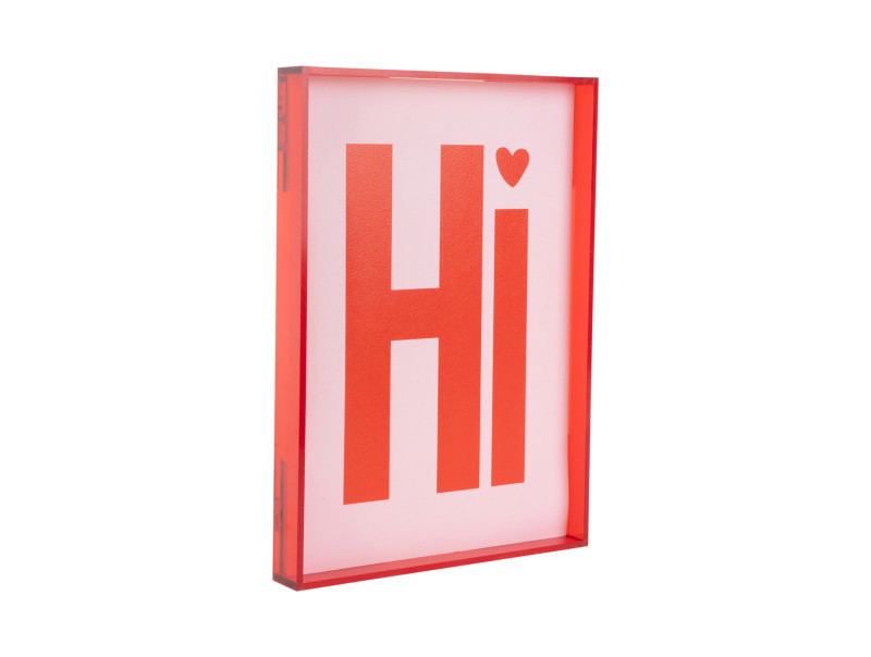 present time Wall Art Hi Medium - PT4319RD Red