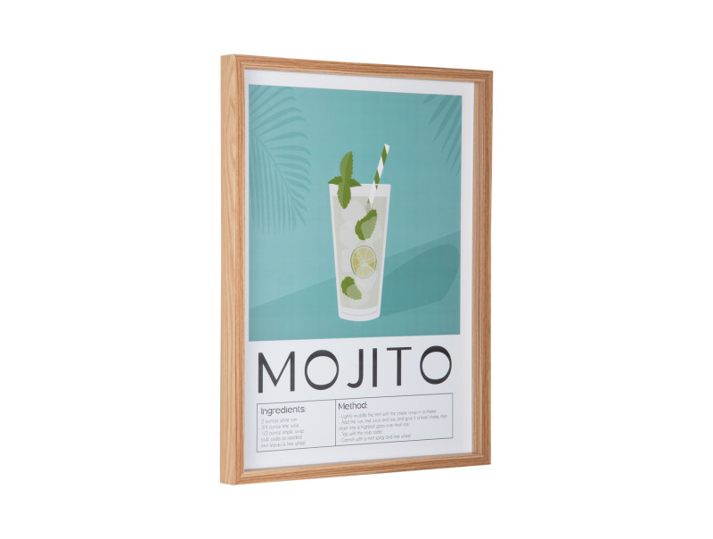 Present Time Wall Art Mojito - PT4283 Green