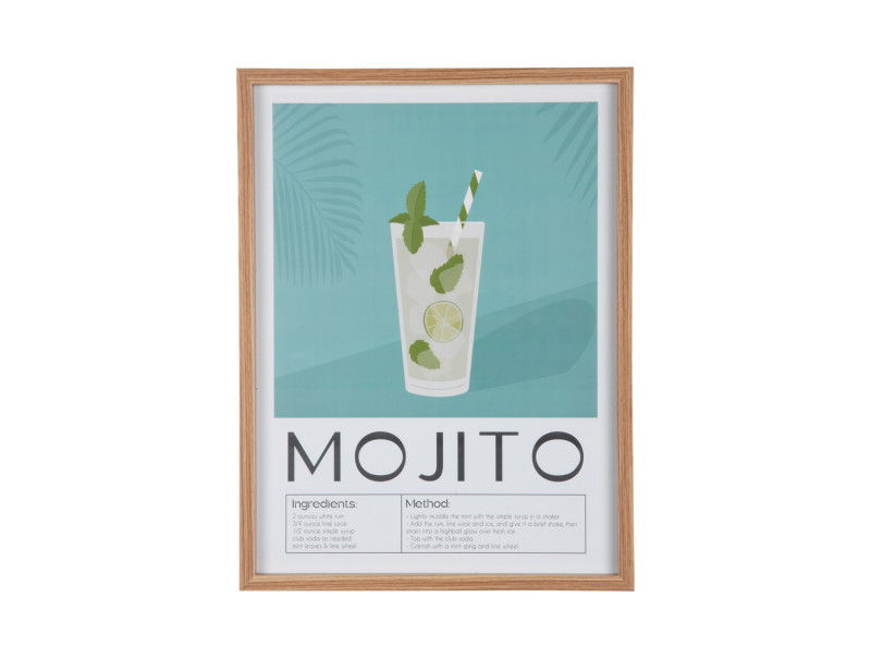 present time Wall Art Mojito - PT4283 Green
