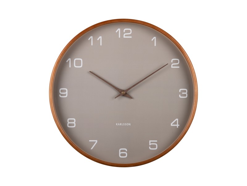 Present Time Wall Clock Acento - KA5993GY Light Grey