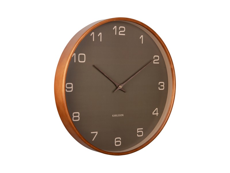 present time Wall Clock Acento - KA5993MG Moss green