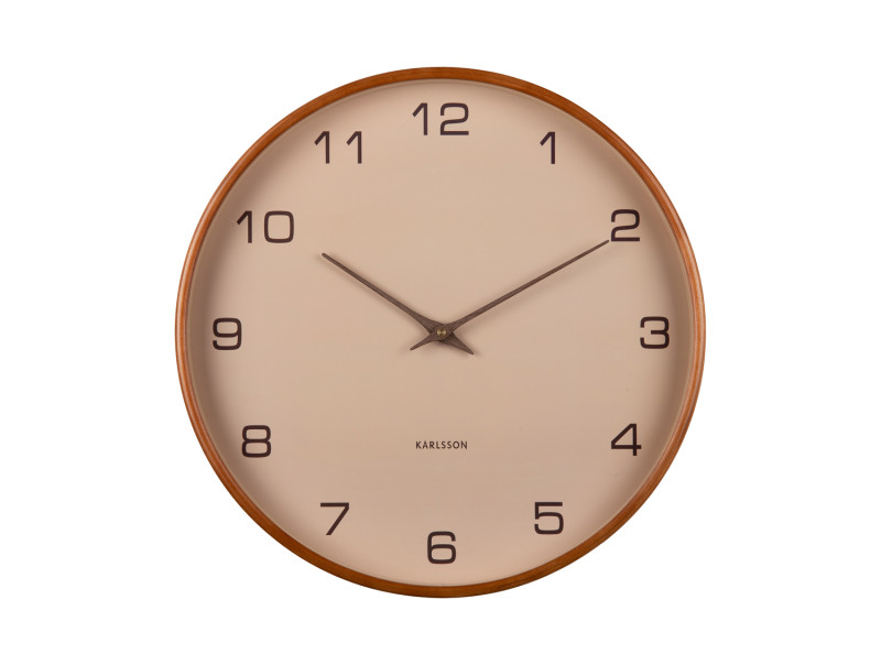 Present Time Wall Clock Acento - KA5993SB Sand Brown
