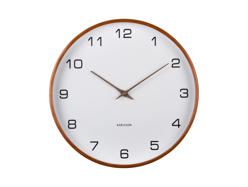 Present Time Wall Clock Acento - KA5993WH White