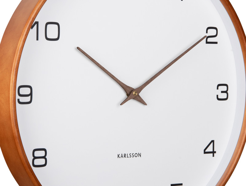 Present Time Wall Clock Acento - KA5993WH White