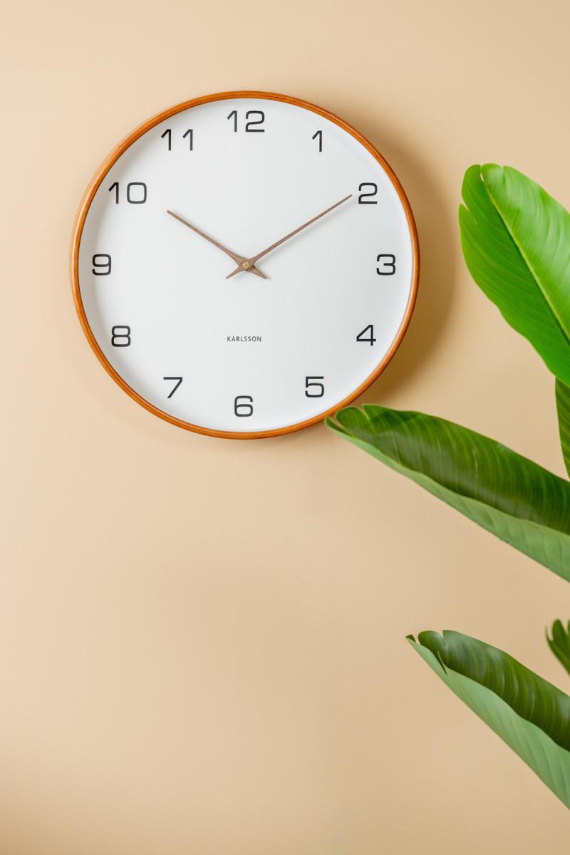 Present Time Wall Clock Acento - KA5993WH White